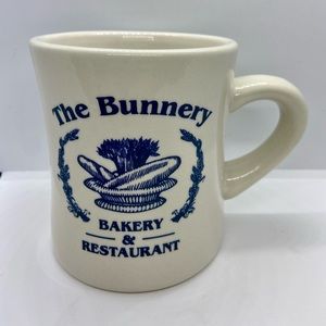 Vintage Restaurant Ware Chunky Mug Bunnery Bakery Diner Cup Jackson Hole Buns